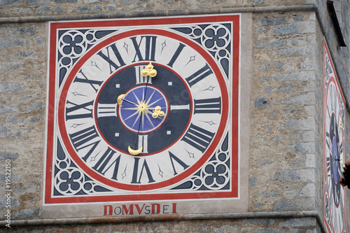 Bressanone, orologio del campanile