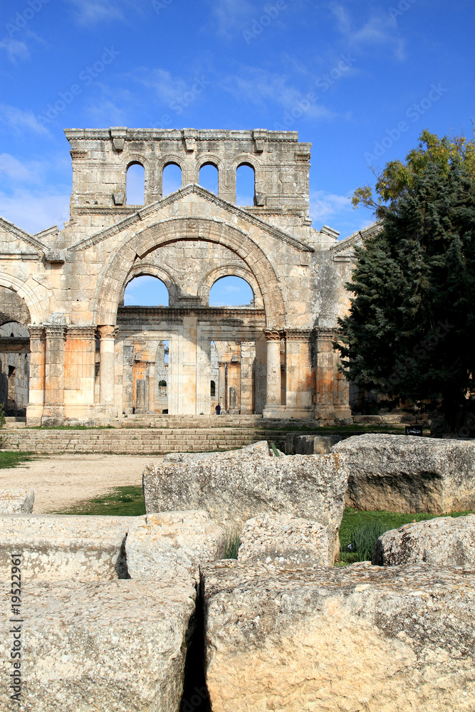 Fototapeta premium Saint Simeon basilica, Qala'at Samaan, Syria