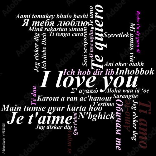 carte de saint valentin noire