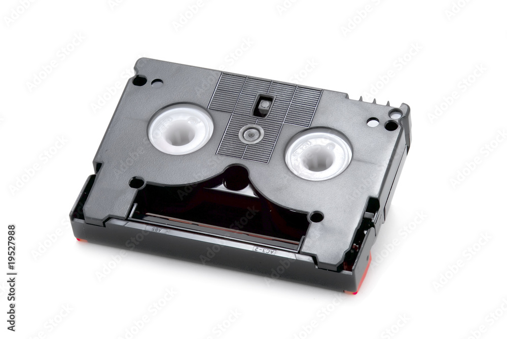 video cassette isolated over white video cassette isolated over white