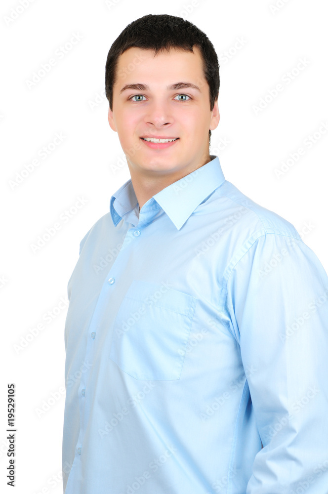 Portrait of a confident businessman isolated on white Portrait of a confident businessman isolated on white