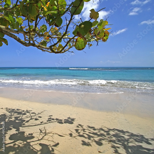 Schattenspiel am Strand photo