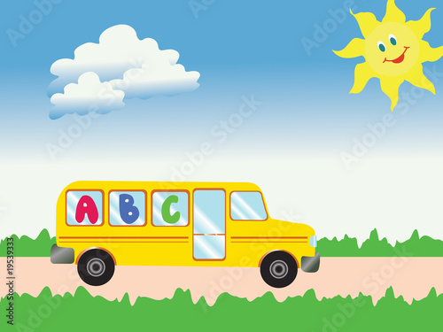 school bus vector