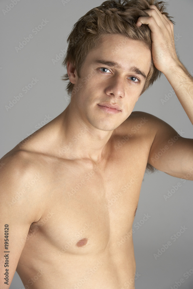 Portrait Of Naked Young Man