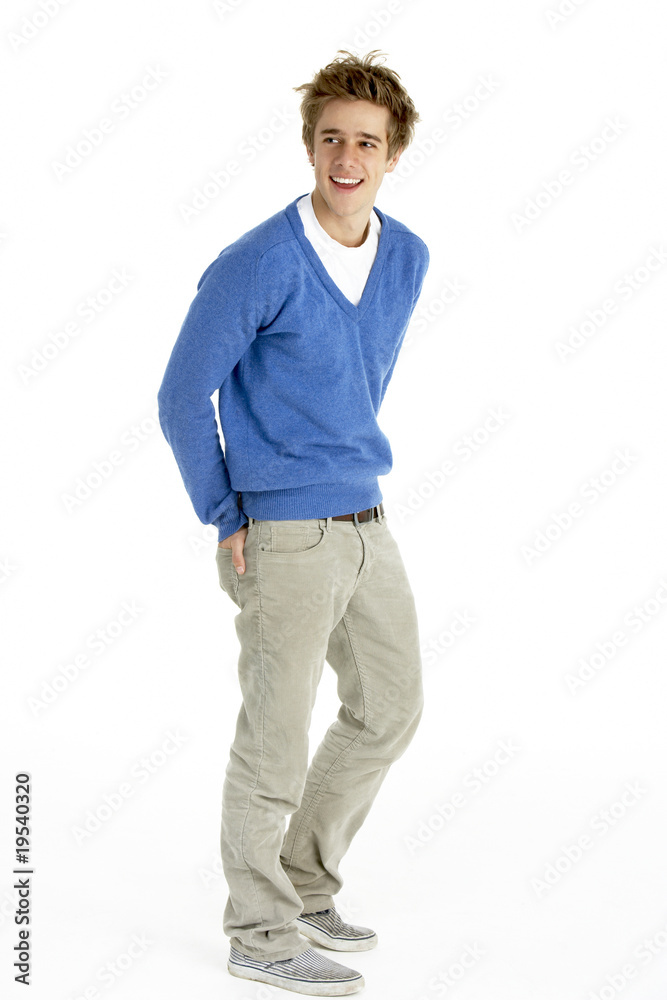 Full Length Portrait Of Young Man Full Length Portrait Of Young Man