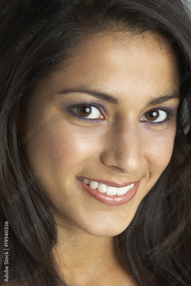 Portrait Of Smiling Young Woman Portrait Of Smiling Young Woman