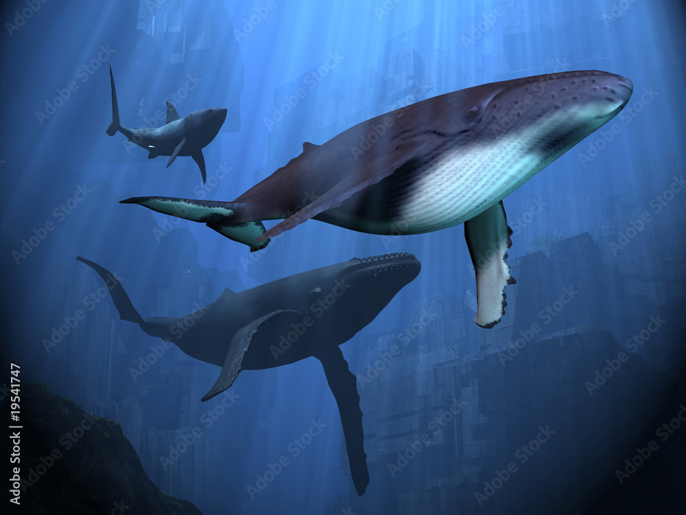 Naklejka premium OCEAN RUINS