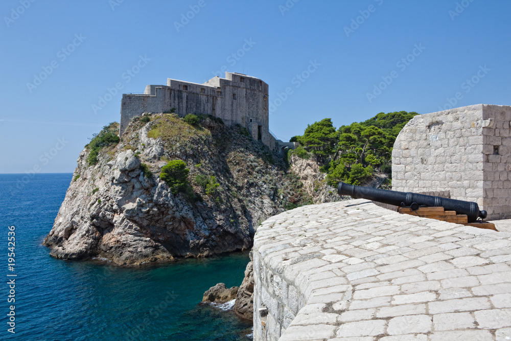 Dubrovnik old town - fortress Lovrijenac