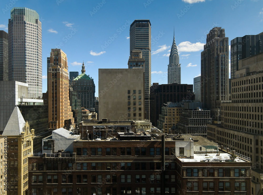 Obraz premium Midtown Manhattan roofscape