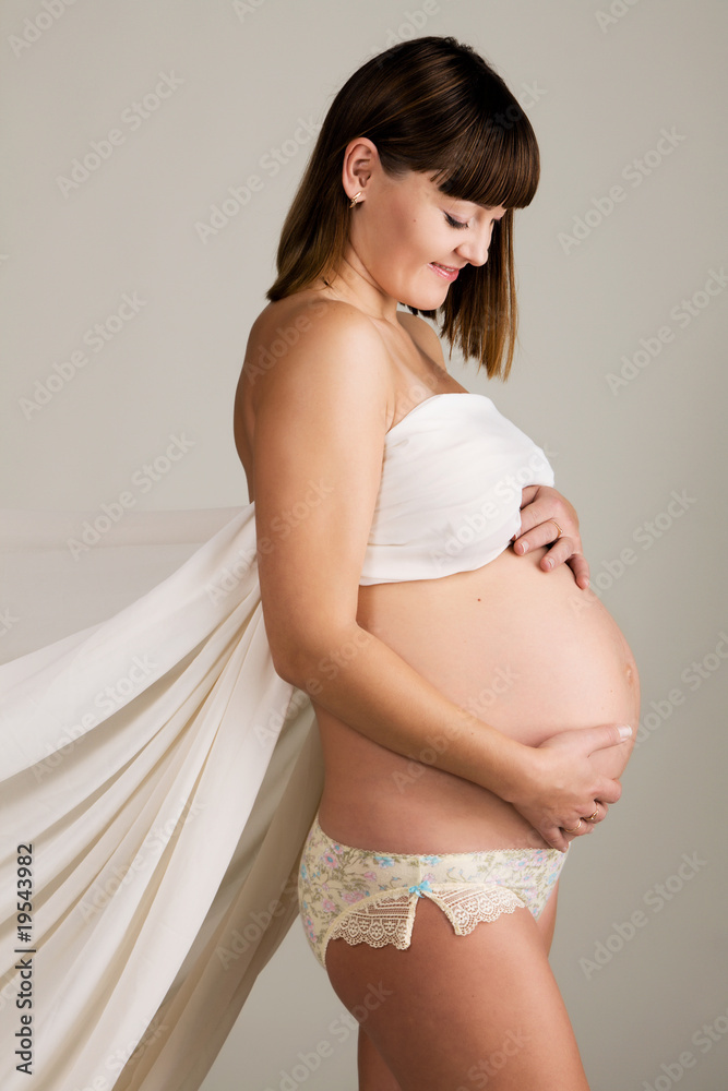 Young beautiful pregnant woman Young beautiful pregnant woman