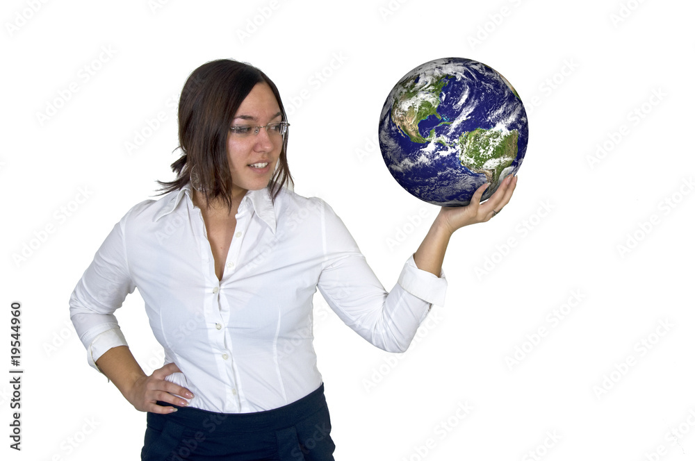 Holding earth Holding earth