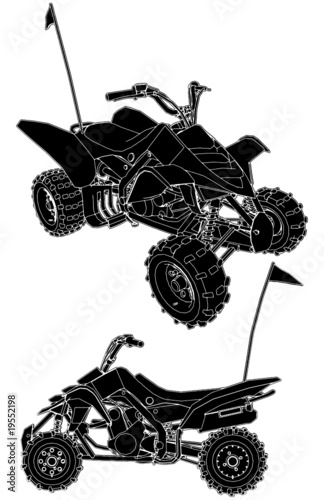 Quadrocycle Vector 01