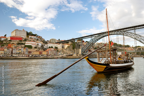 rabelo boats near Bridge (Porto)
