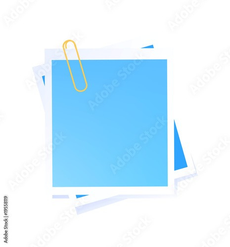 blue sticker