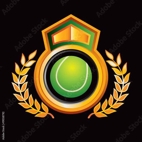 tennis ball orange and green royal display