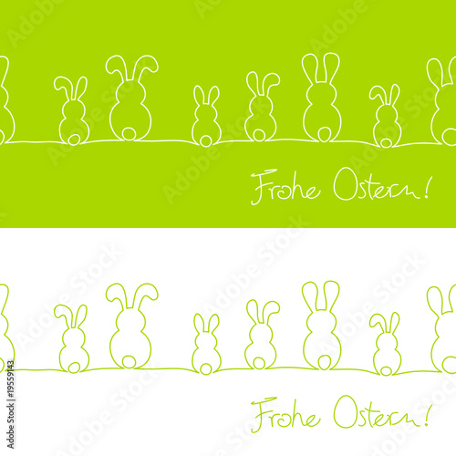 Osterkarten Osterhase