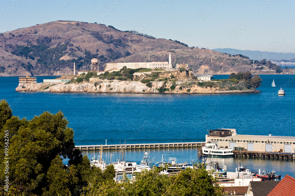 Alcatraz Prison Island Ansicht