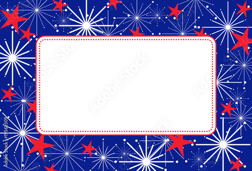 Fourth of July Frame