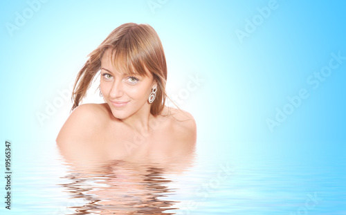 Woman getting spa treatment