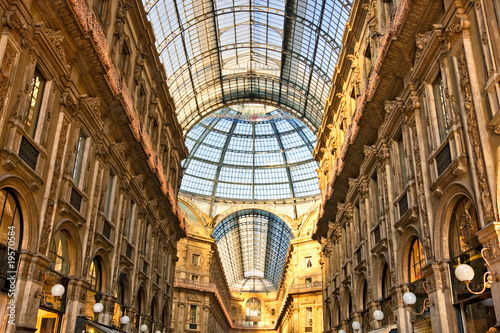 Vittorio Emanuele gallery in Milan