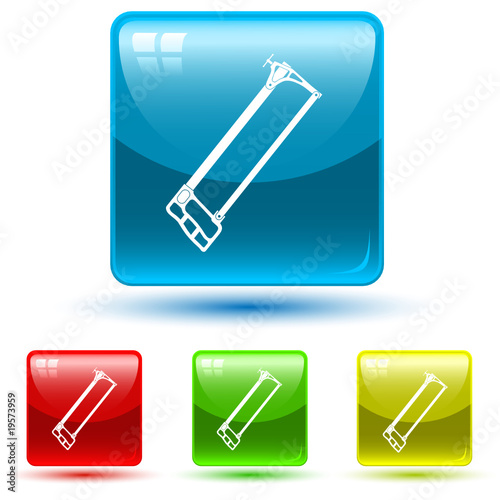 vector icon of hacksaw