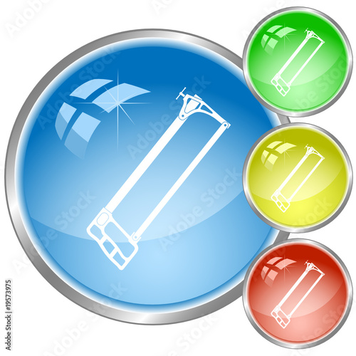 vector icon of hacksaw