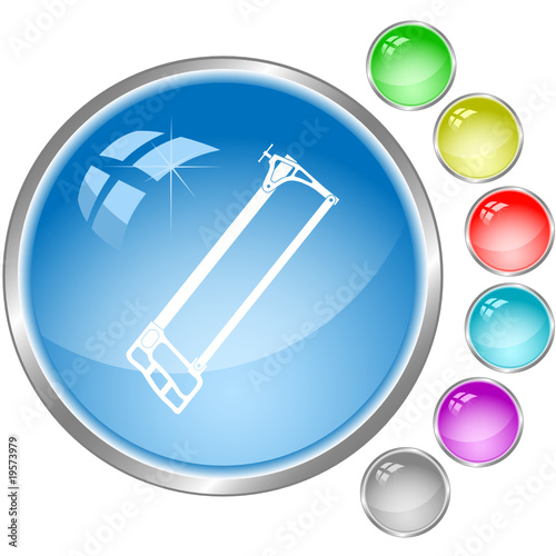 vector icon of hacksaw