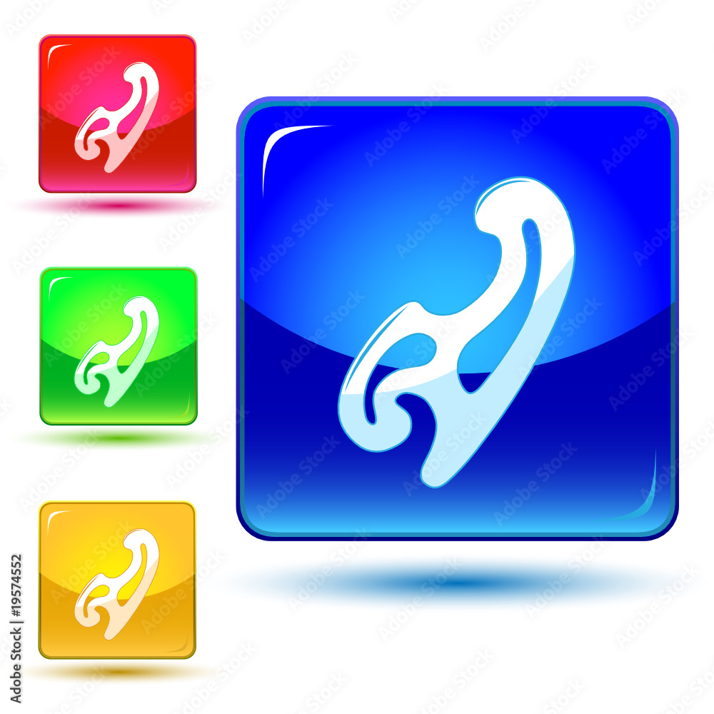 vector icon of French curve