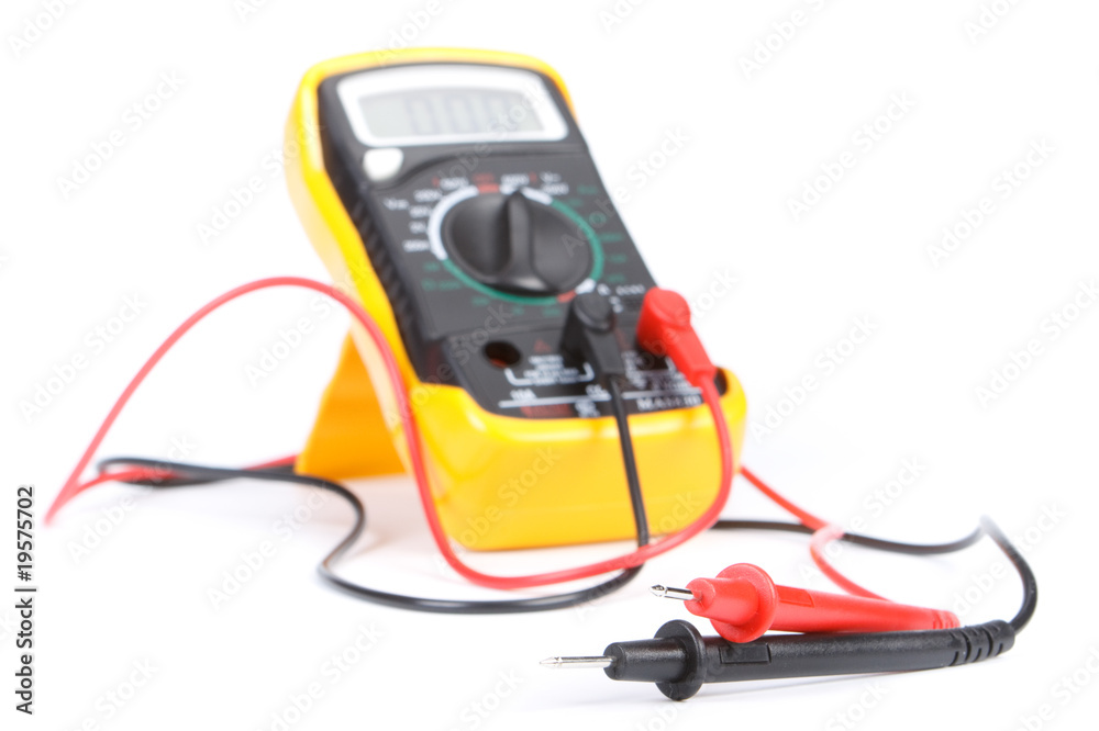 Digital yellow multimeter Digital yellow multimeter