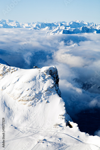 Alps in the winter