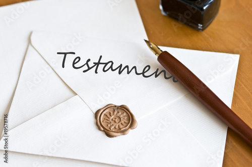 Umschlag Testament