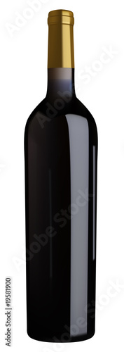 red wine bottle