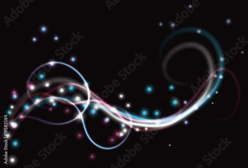 Blurry swirl light effect background with transparency eps10