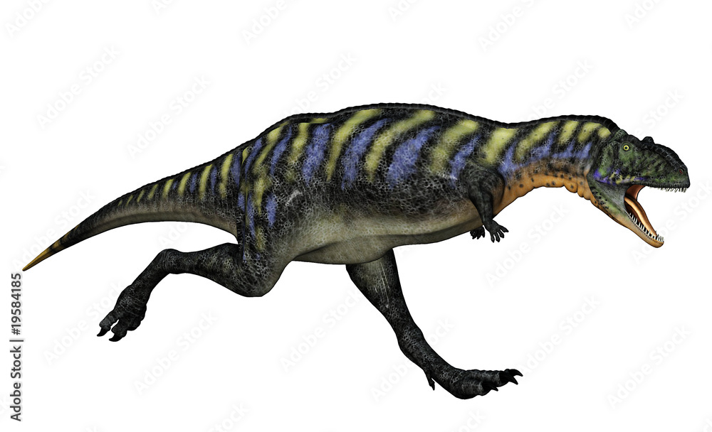 Naklejka premium Carnivorous Dinosaur