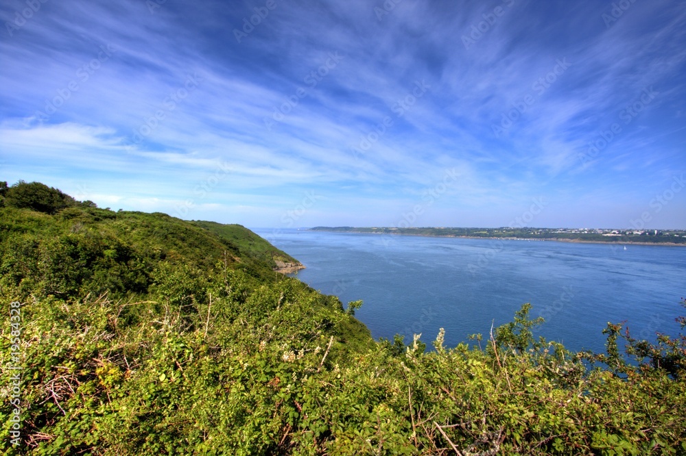 view of country in brittany