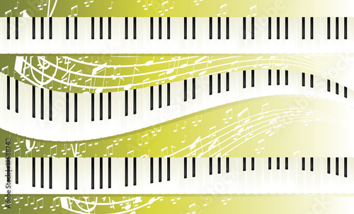 Piano keyboards