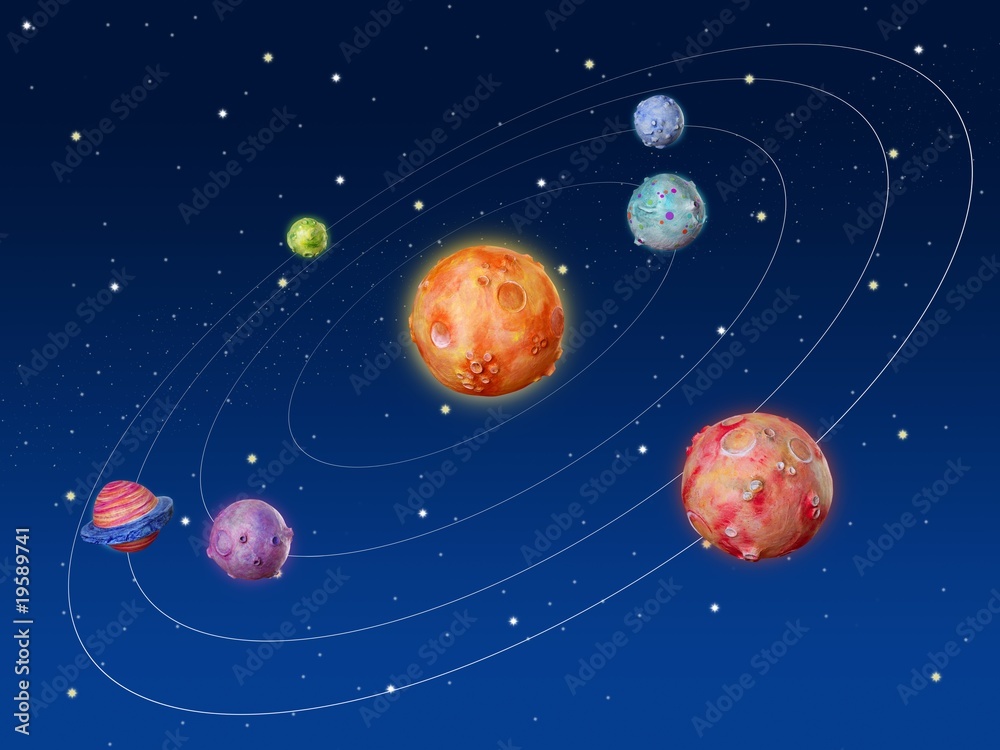 Space planets fantasy handmade universe Space planets fantasy handmade universe