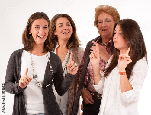 Women family fun