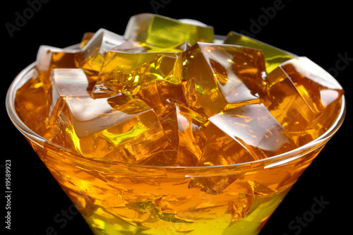 Jelly in glass