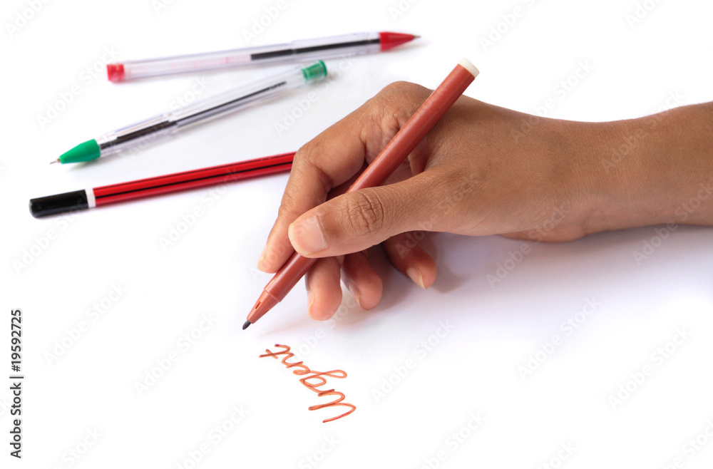 Hand writing Hand writing