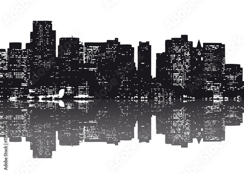 New York Skyline abstrakt