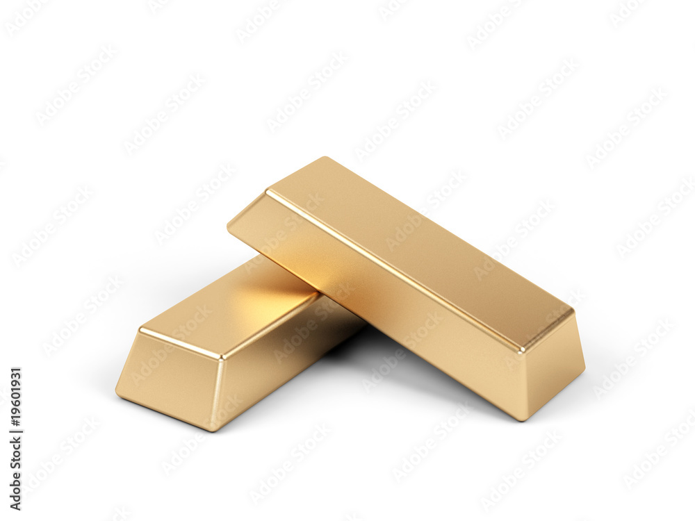 Gold bars. Gold bars.