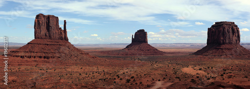 panorama de monument valley