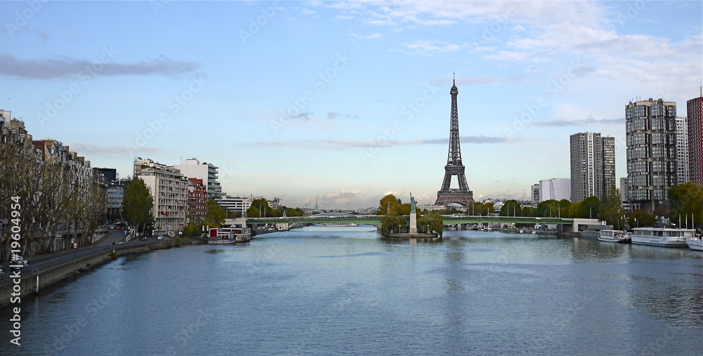 Fototapeta premium panoramique Paris