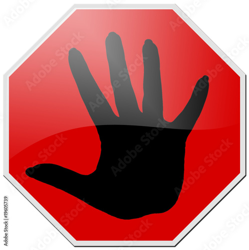 red stop