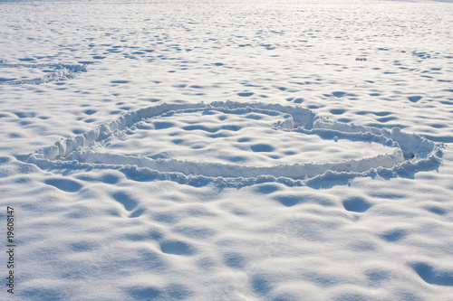 snow heart