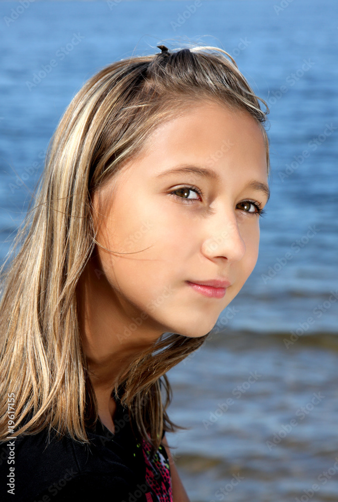 Portrait of the beautiful girl Portrait of the beautiful girl