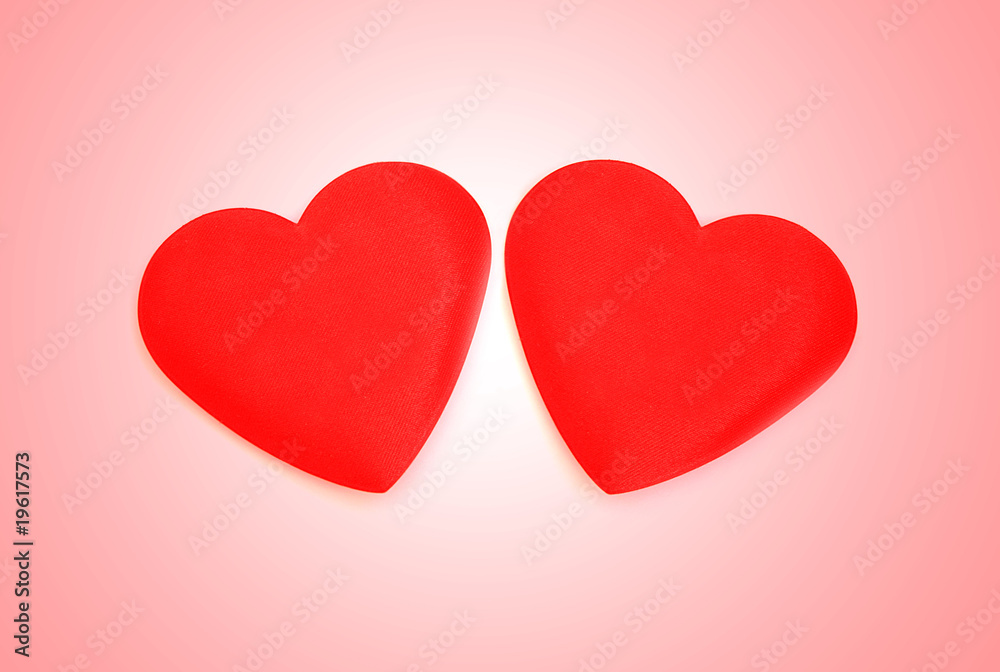 Red Valentine hearts
