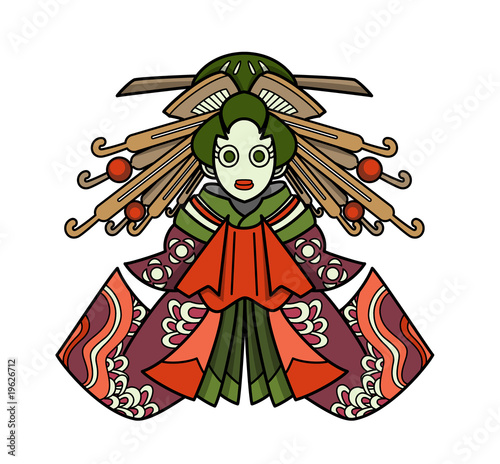 ポップな花魁のキャラクター Stock イラスト Adobe Stock ポップな花魁のキャラクター Stock イラスト Adobe Stock