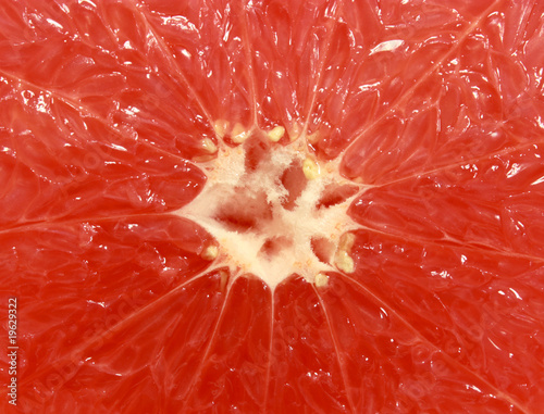 Red grapefruit close up © NaDi